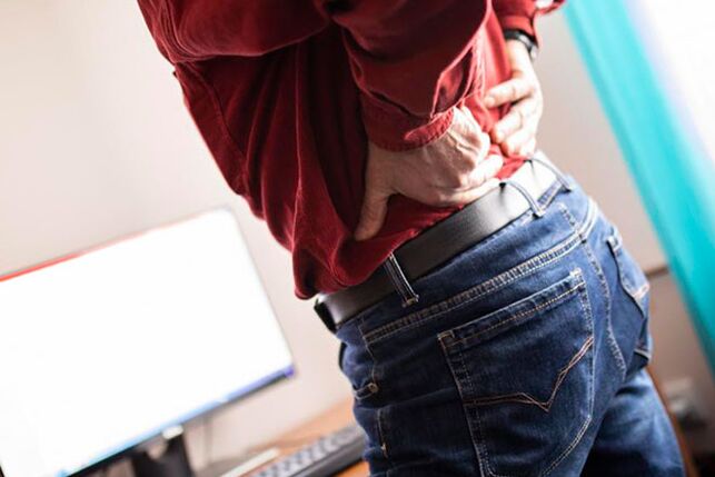 mal de dos dû à l'ostéochondrose